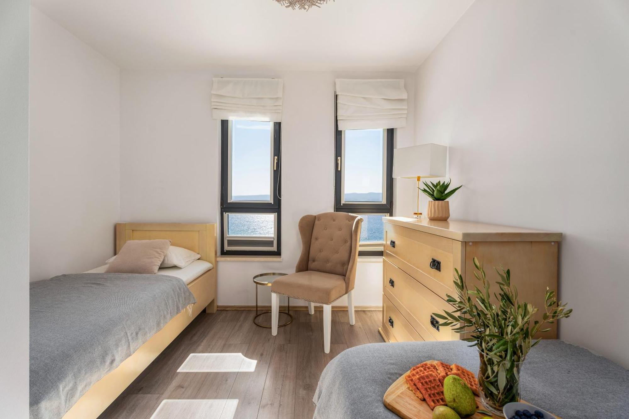 Villa Allegra With 32Msq Heated Pool, 300M Far From Sandy Beaches, Open Sea View Omiš Екстериор снимка